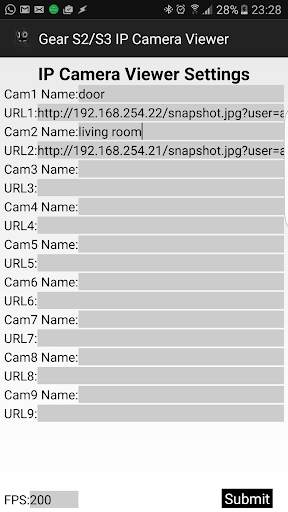 Wearable IPCamera Viewer Setti screenshot 4