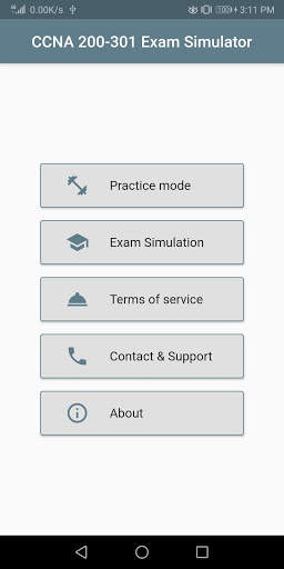 Cisco CCNA 200-301 Exam Simulator screenshot 1