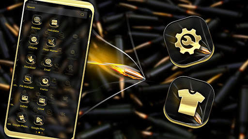Gun Bullets Launcher Theme screenshot 3