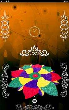 Pongal Rangoli Clock screenshot 12