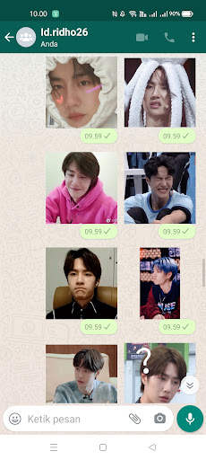 Sticker Wa Wang Yibo WAStickerApps screenshot 5