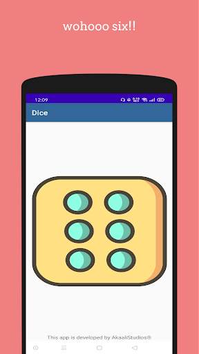 Dice for ludo screenshot 1