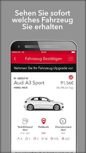 Avis Autovermietung screenshot 2