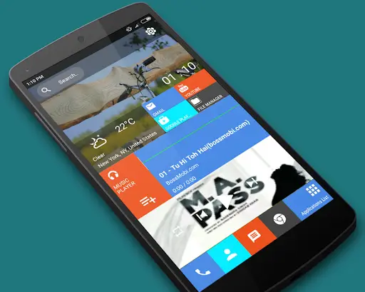 Metro Launcher - Hide App screenshot 1