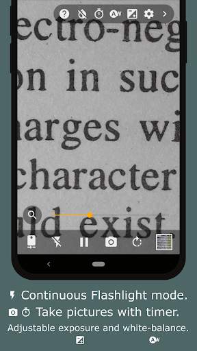 Magnifying glass with light - Flash to Torch screenshot 2