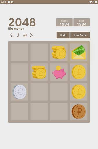 Big money 2048 🤑 Puzzle Game screenshot 8