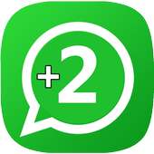 Two account for WhatsApp logo
