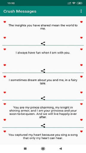 Best Romantic Love SMS & Text For Your Crush screenshot 1