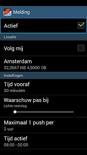 Regenmelding screenshot 4