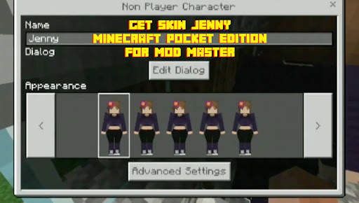 Jenny mod minecraft pe skin screenshot 6