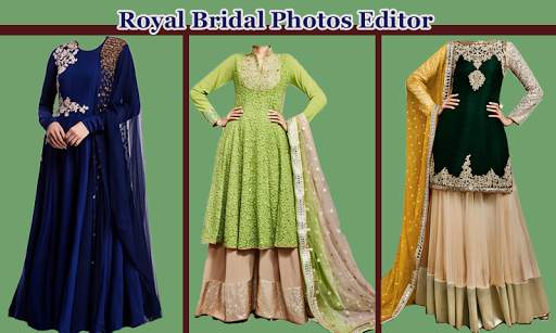 Royal Bridal photos editor 2019/Dulhan suits edit 1 تصوير الشاشة