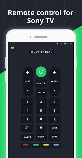 Remote for Sony Bravia TV screenshot 1