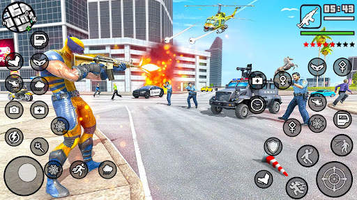 Multi Rope Hero Super Town 4 screenshot 2