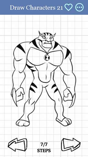 How to Draw Ben Ten Aliens screenshot 8