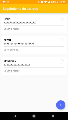 Seguimiento Correos स्क्रीनशॉट 1