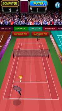 Badminton game screenshot 1