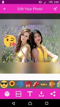 Girly Emoji Photo Editor screenshot 3