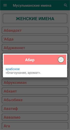 Мусульманские Имена screenshot 8