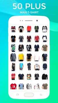 Men T-Shirt Photo Suit screenshot 2