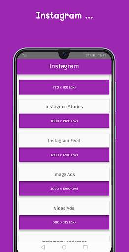 Social Media Image Sizes screenshot 4