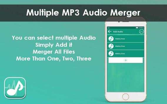 Multiple MP3 Audio Merger - Unlimited Audio Joiner screenshot 3