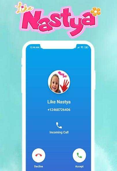 Like Nastya Call and Chat Simulator screenshot 3