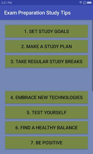 Exam Preparation Study Tips screenshot 1