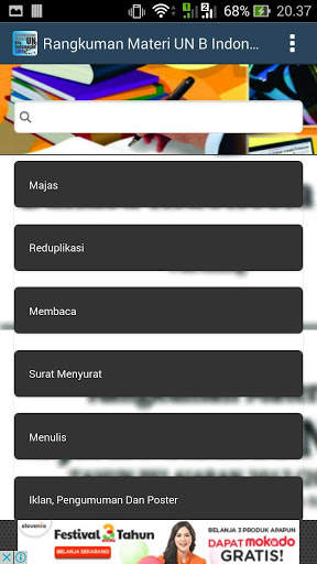 Rangkuman UN B Indonesia SMP screenshot 4