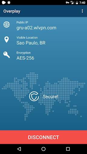 OverPlay VPN screenshot 2