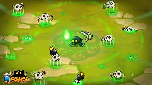 Meowar - PvP Cat Merge Defense screenshot 3