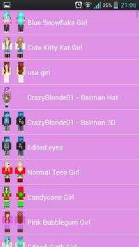 Girls skins for Minecraft screenshot 2