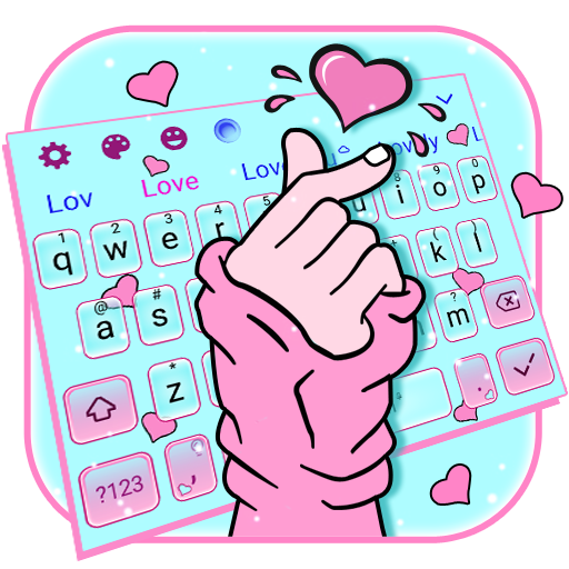 لوحة المفاتيح قلب الحب أيقونة