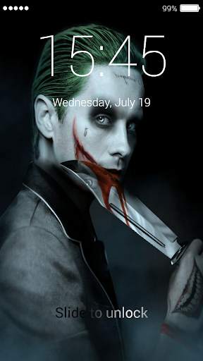 Card Joker Lock Screen ART screenshot 5