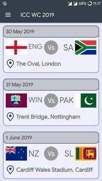 ICC Cricket WorldCup 2019 screenshot 1