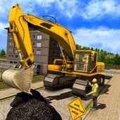 Prawdziwy drogowy Builder Sim: Gry konstrukcyjne on 9Apps
