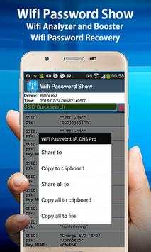 Wifi Password Show & wifi Analyzer 2019 screenshot 5