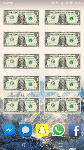 One Dollar App (widget) 1 تصوير الشاشة