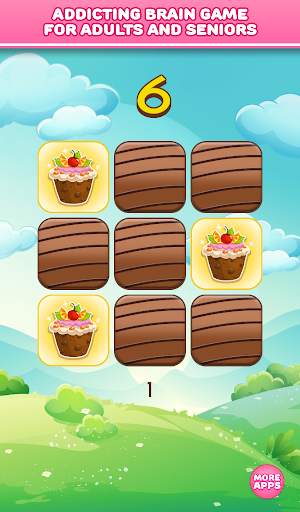Brain game : Memory training : Cupcake * Free screenshot 6