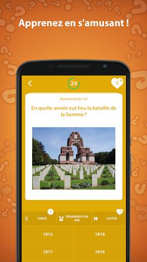Jeu de quiz histoire screenshot 8
