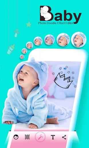 Baby Photo Doodle Effect Editor : Story For Social screenshot 3