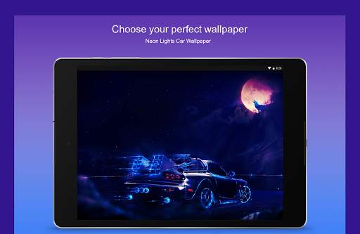 Neon Lights Car Wallpaper HD screenshot 8