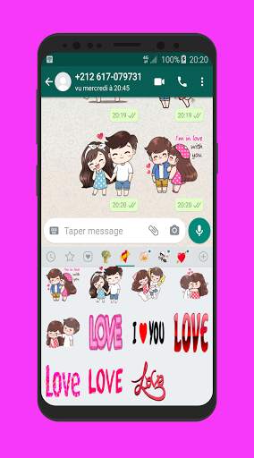 Romantic Stickers For Whatsapp 💖 - WAStickerApp💖 screenshot 3