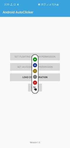 Android AutoClicker 1 تصوير الشاشة