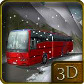 Snow Bus Driving