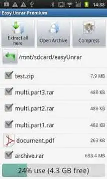 UNRAR - UNZIP - 7ZIP PRO screenshot 1