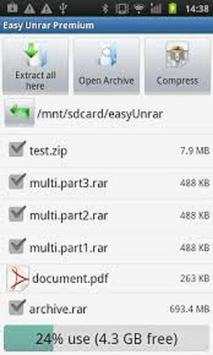 UNRAR - UNZIP - 7ZIP PRO screenshot 1
