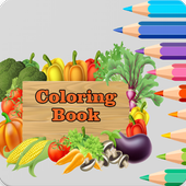 Vegetable Fruit Coloring icon