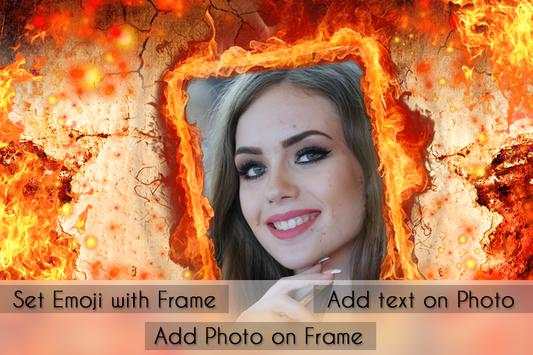 Fire photo frame screenshot 3
