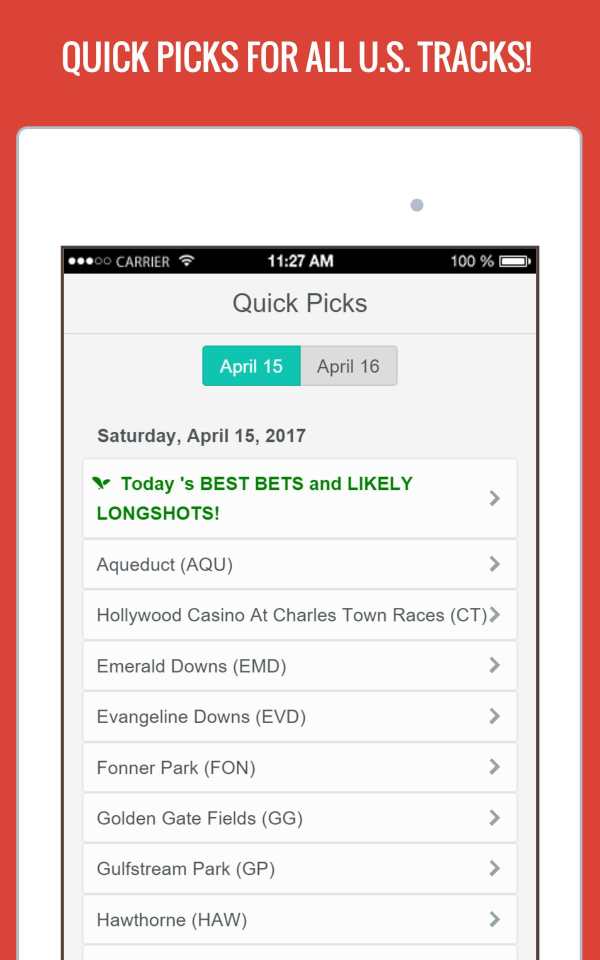Free Horse Racing Picks & Tips - TVG NYRA Bet Help screenshot 17