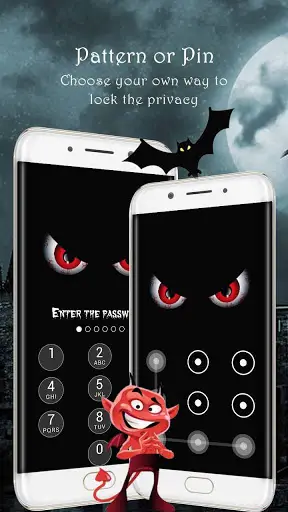 AppLock Theme Black 1 تصوير الشاشة